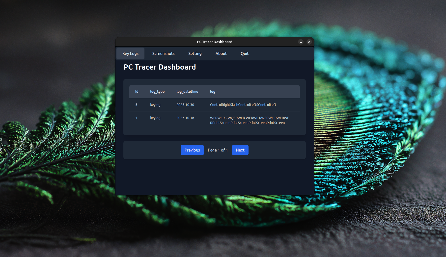 PC Tracer screenshot